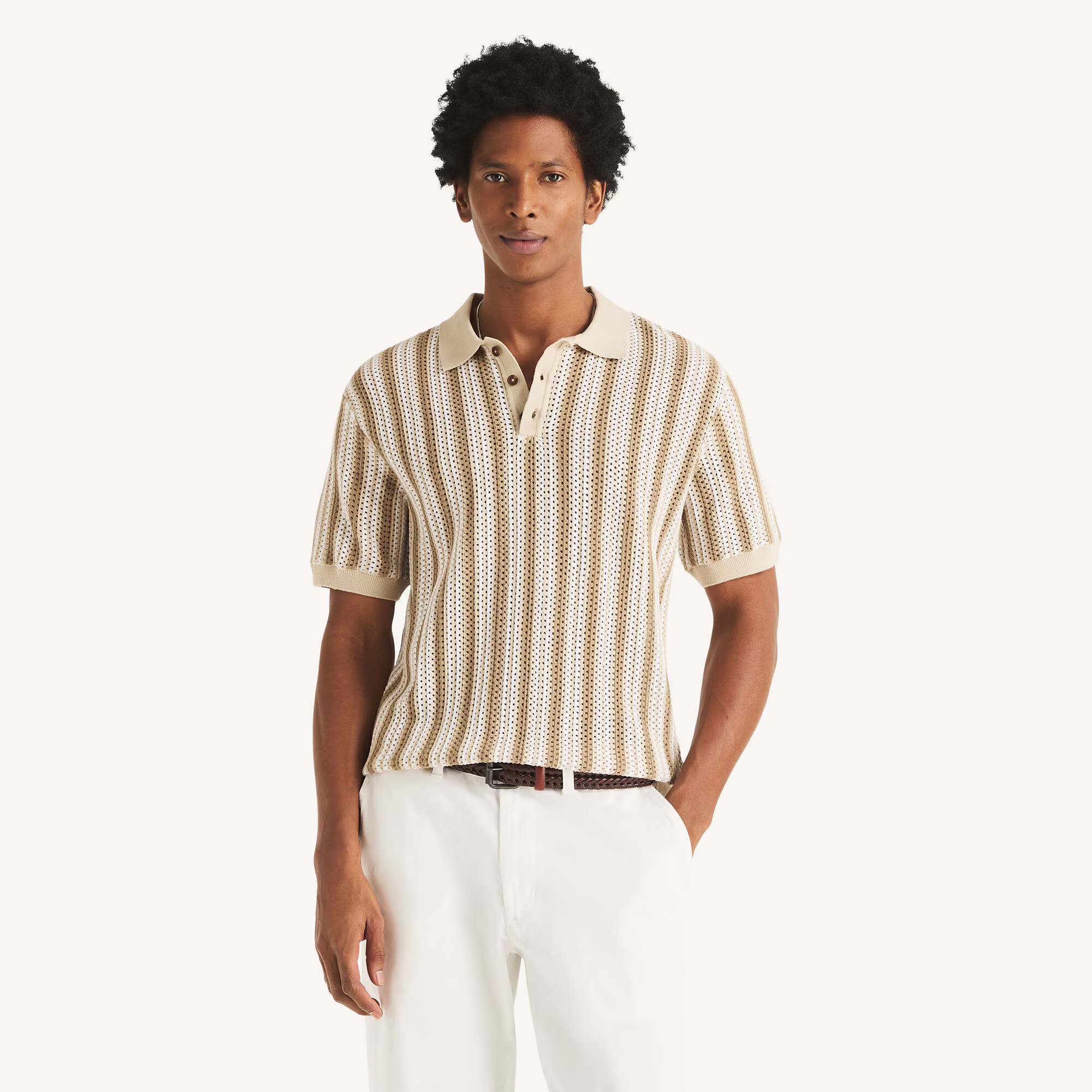 Spring and Summer lightweight knitwear collection featuring open-knit and breathable fabrics