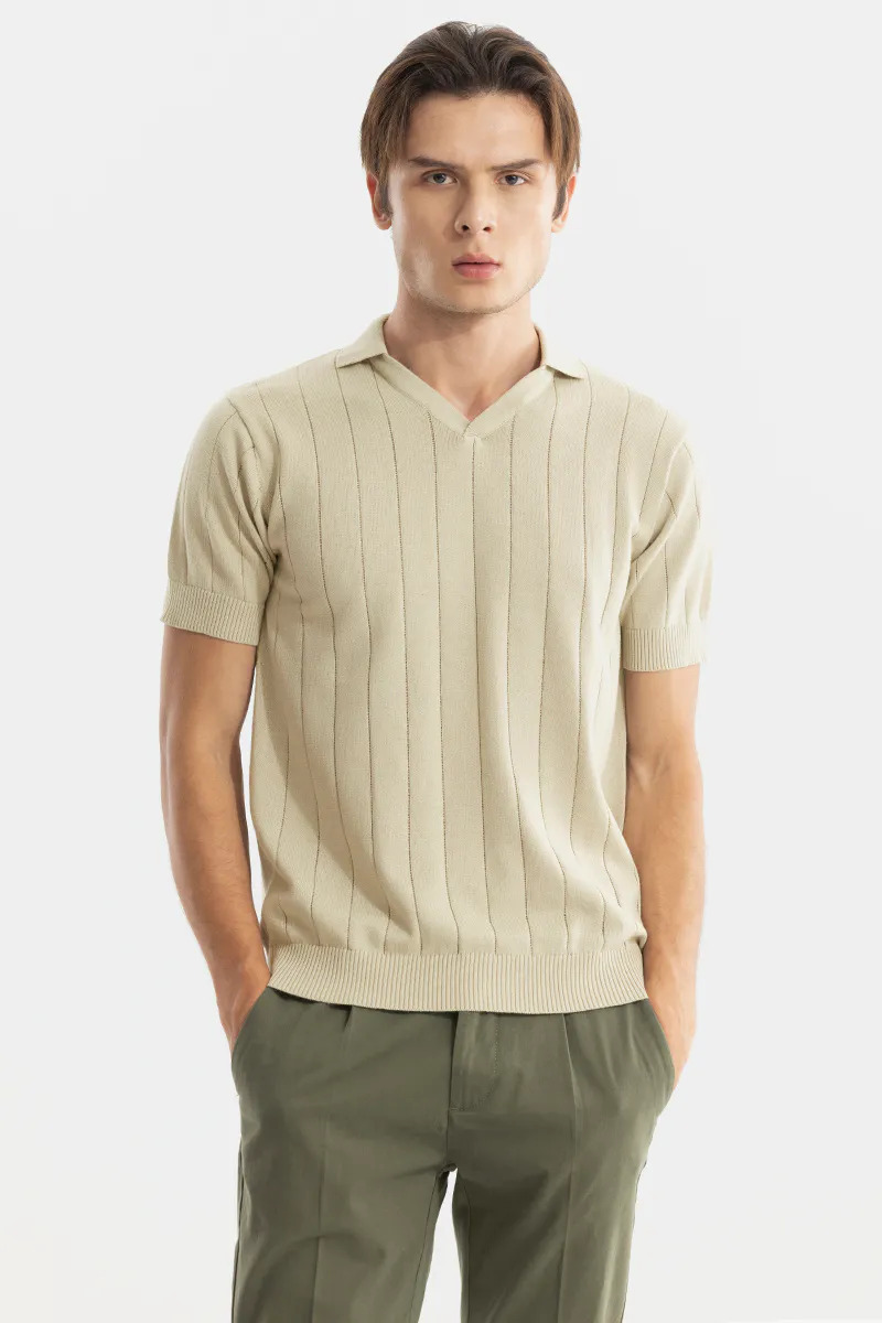 Fine-Gauge Short-Sleeve Polo